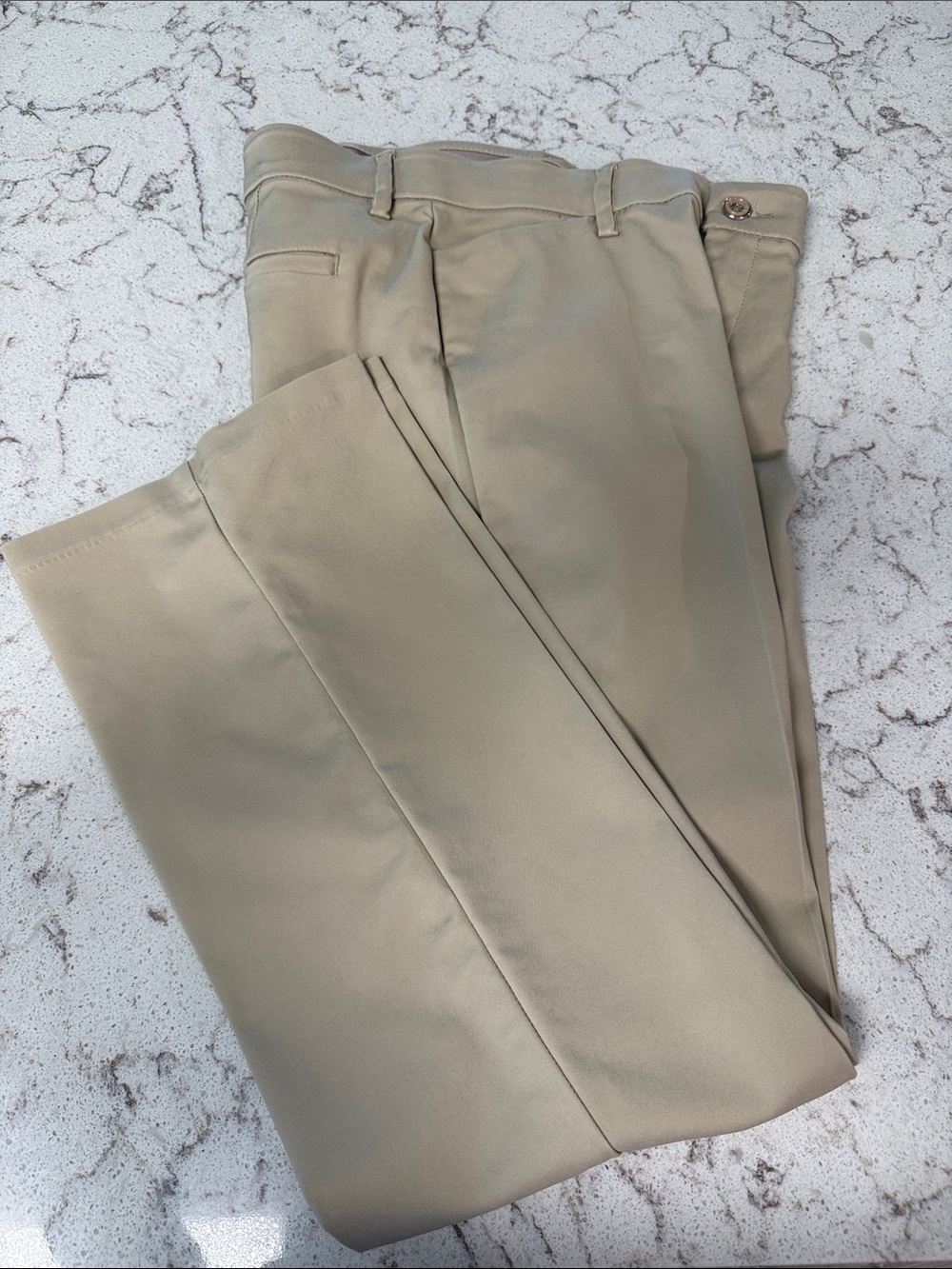 Lee Flex-to-Go Khaki Chino Pants Women's Size 6 Mid Rise Bootcut Stretch